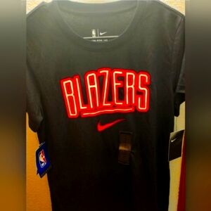 portland trailblazers nike tee